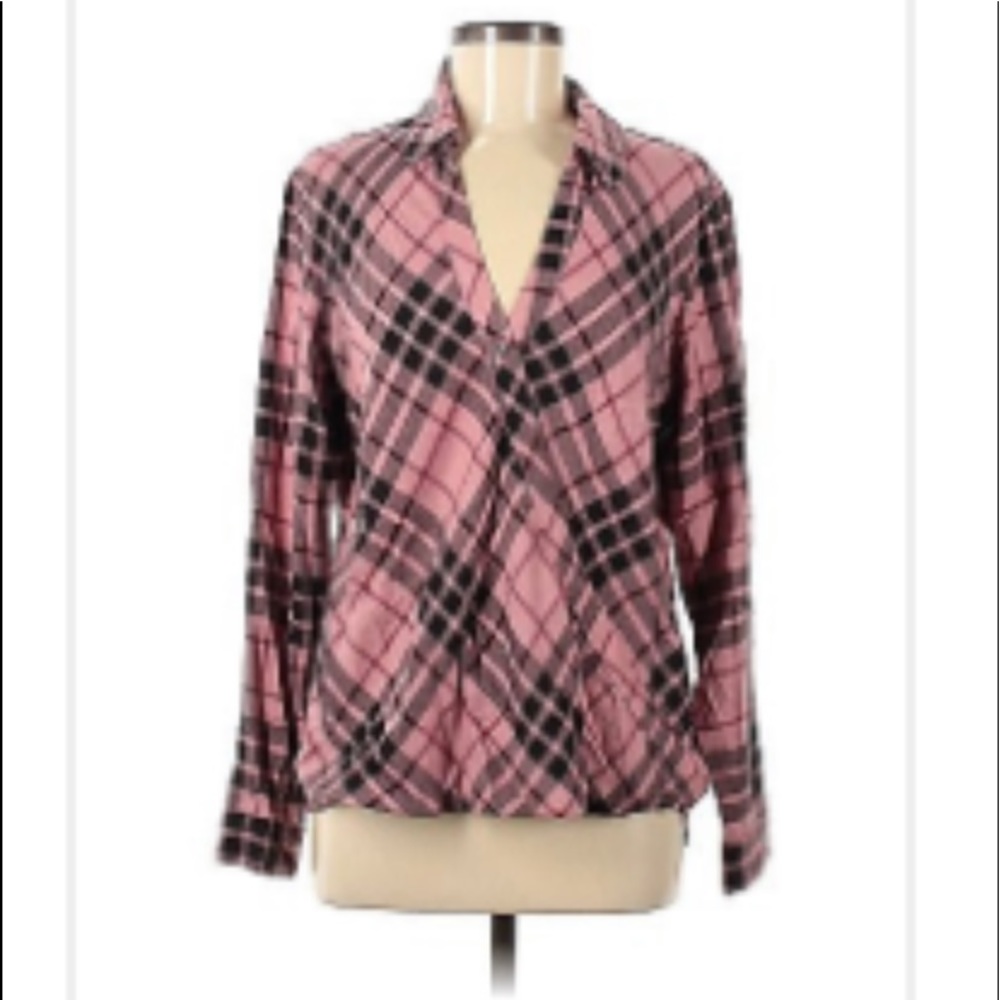Woman’s Splendid Plaid Shirt Size Medium